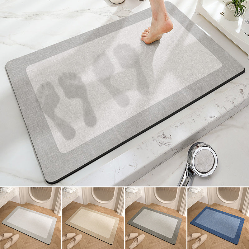 Non-Slip Minimalist Bathroom Floor Mat - Super Absorbent, Easy to Clean | Stornfield