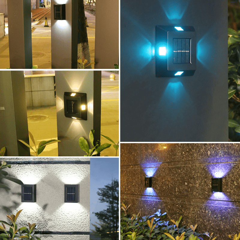 Outdoor Solar Wall Mount Path Lamp | Stornfield