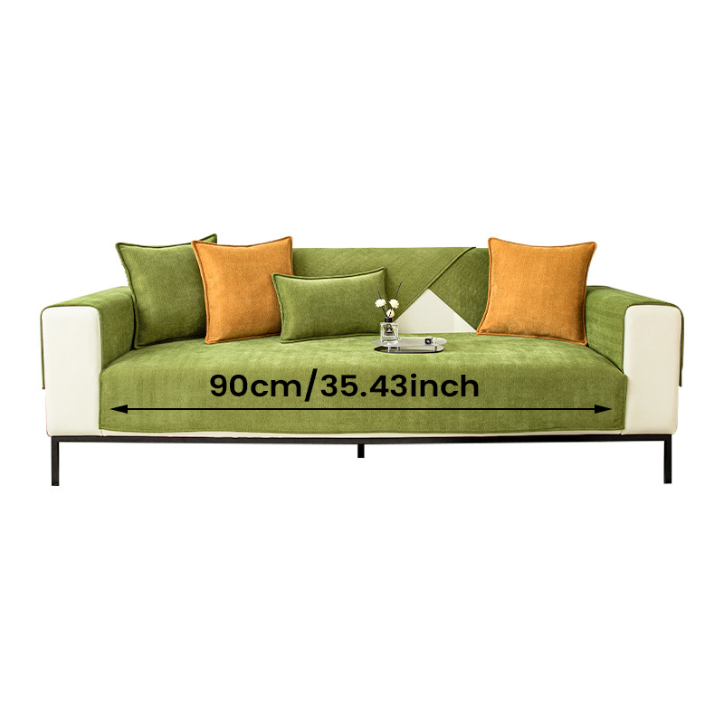 Herringbone Chenille Fabric Furniture Protector Sofa Cover | Stornfield
