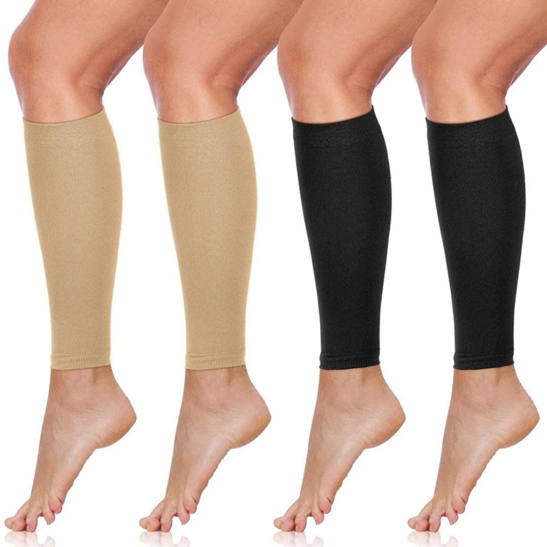 ComfortFlow Support Socks | Soft Highly Elastic Calf Compression - for Muscle Recovery and Circulation Enhancement Stornfield