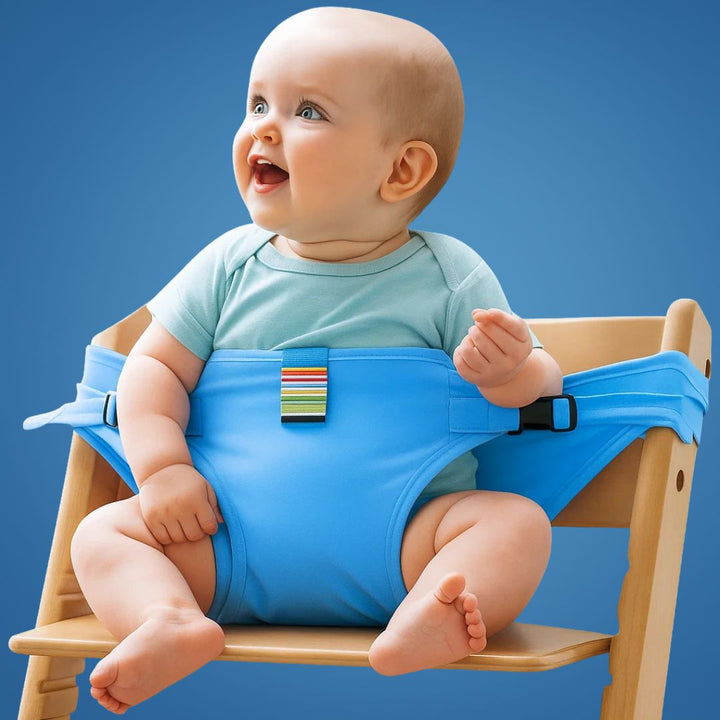 SeatGuard | Baby Chair Harness - Secure and Adjustable Fit - Breathable Cotton Fabric - Portable Feeding Safety Solution for Traveling Parents Stornfield