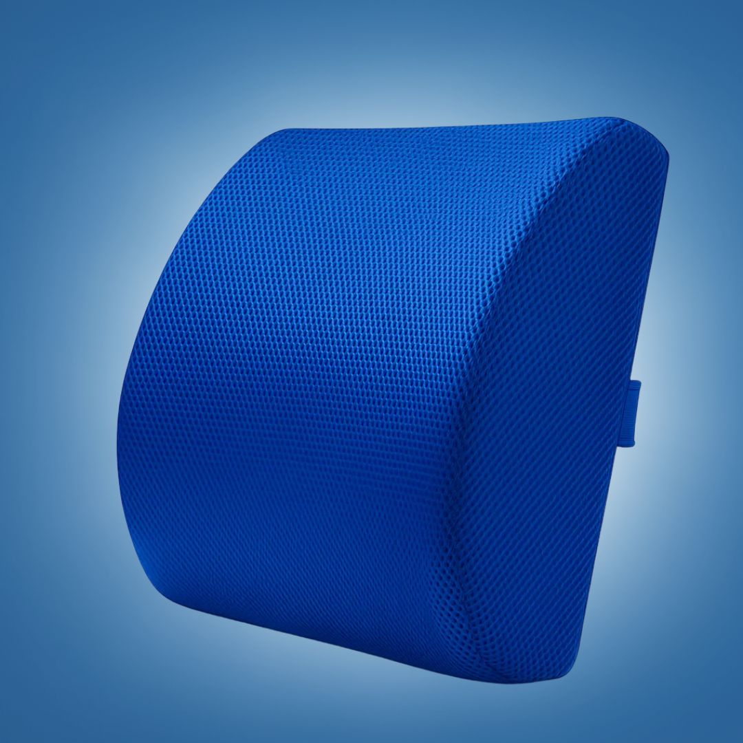DriveEase | Car Lumbar Support Cushion - Memory Foam Relief - Breathable Mesh - Ideal for Journeys and Long Drives Stornfield