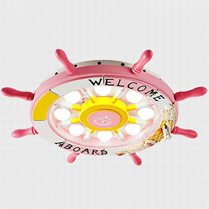 Stornfield | NautiGlow LED Ceiling Light for Kids | Sailboat Design | Cartoon Style | Ambient Lighting