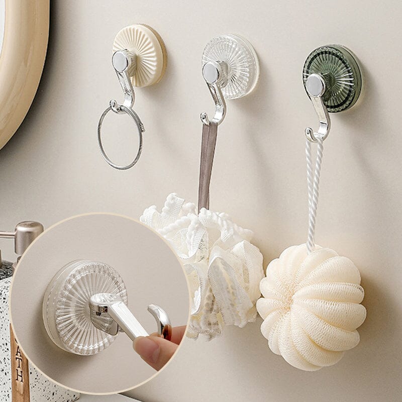 Powerful suction cup hooks no punching | Stornfield
