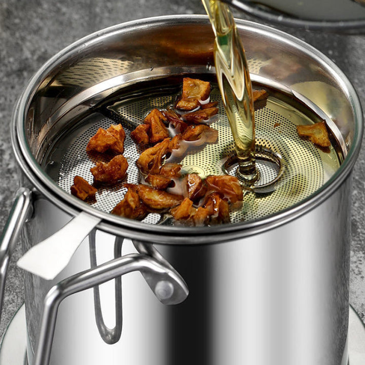Stainless Steel Oil Filter Pot | Stornfield