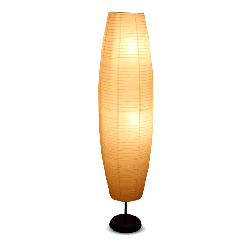 Modern floor lamp with double lampshade – LumiTwins design lamp 137 cm high | Stornfield