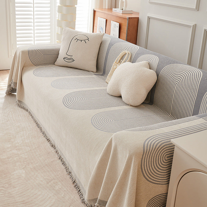 Double-Sided Chenille Sofa Cover | Stornfield