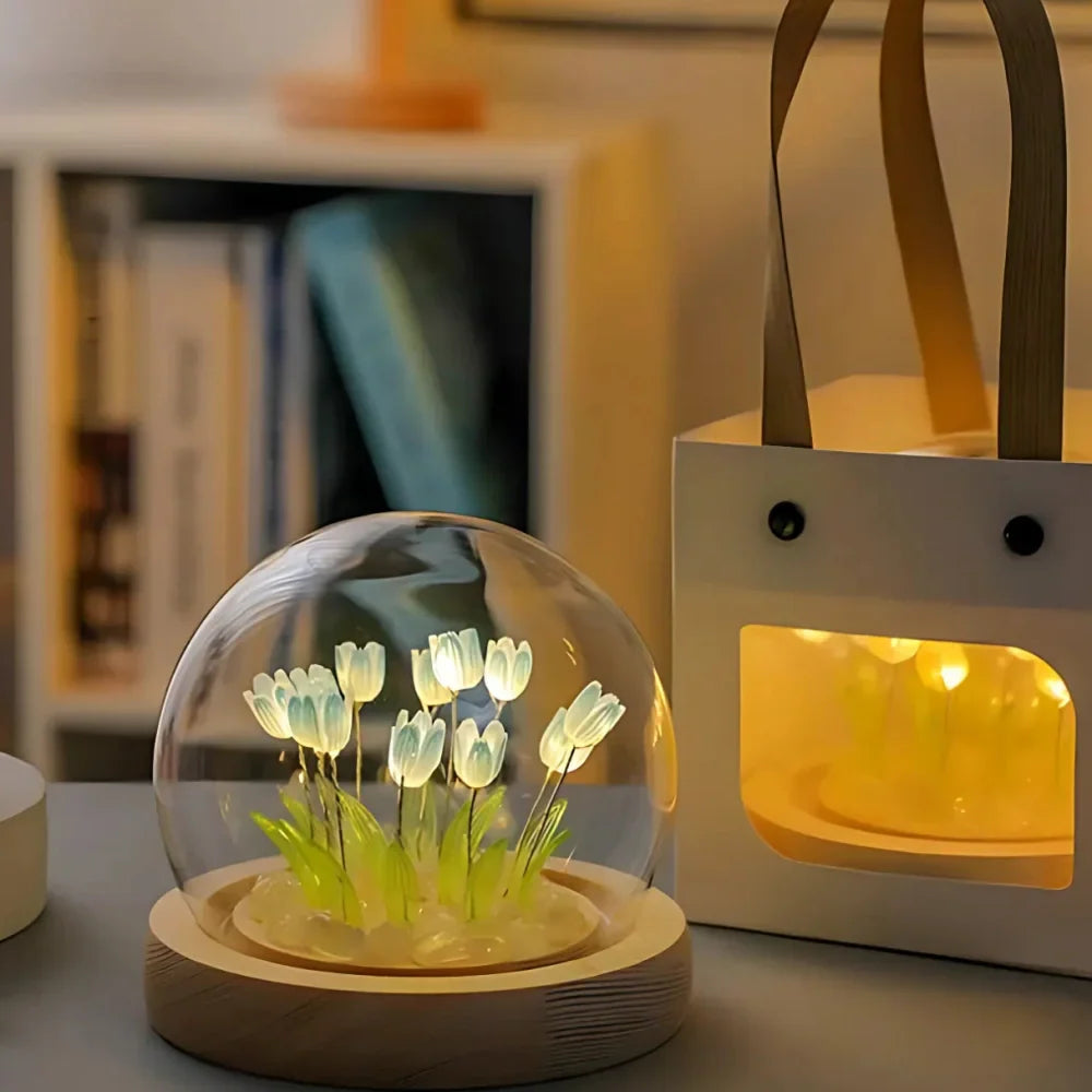 Glass Dome Tulip Light | Stornfield