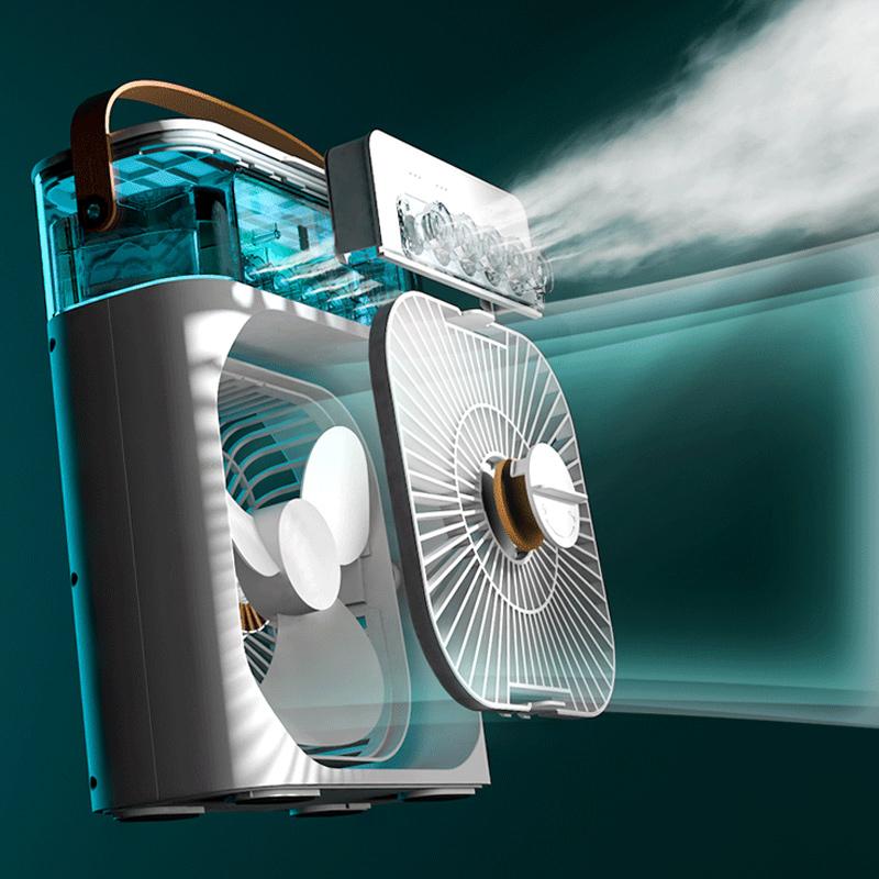 Spray Cooling Fan with Water Can | Stornfield