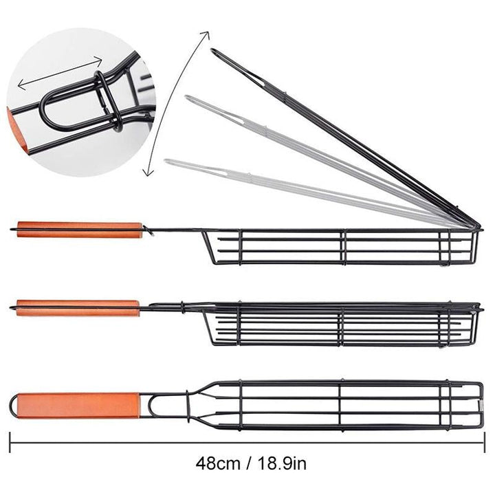 Reusable kebab grilling basket | Stornfield