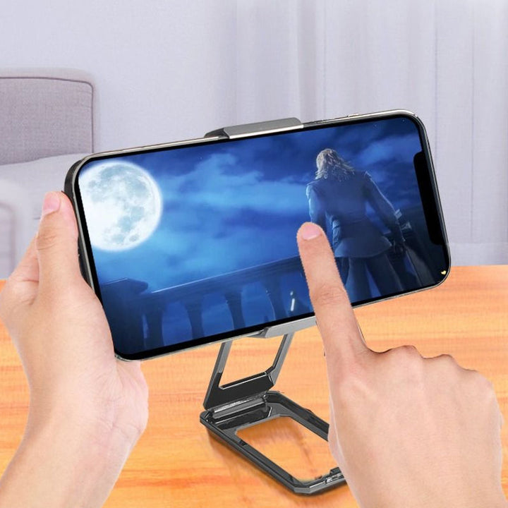 Foldable phone holder with back clip | Stornfield