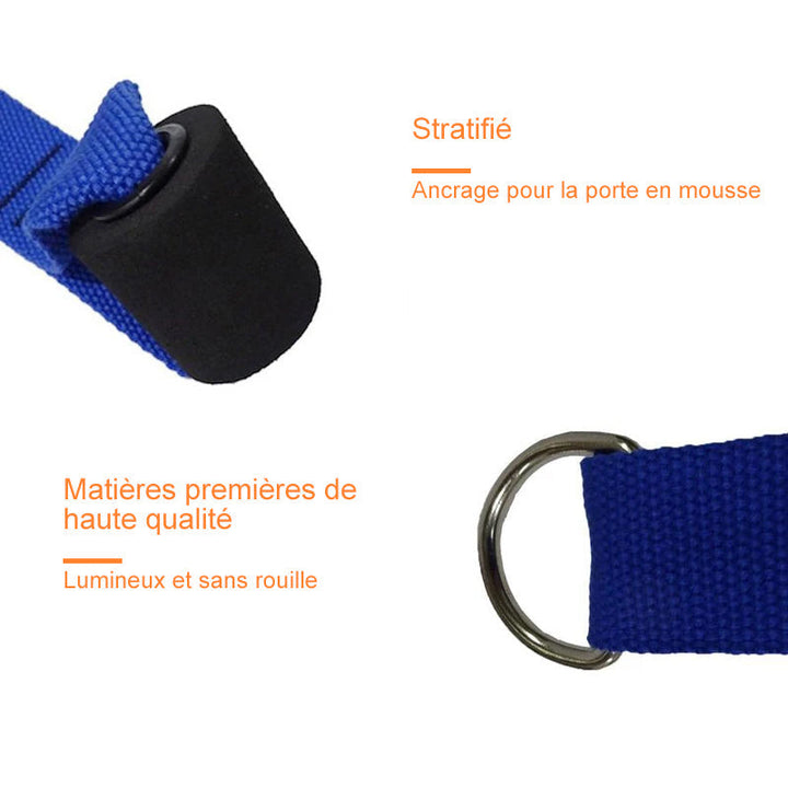 Adjustable Rubber Yoga Strap | Stornfield