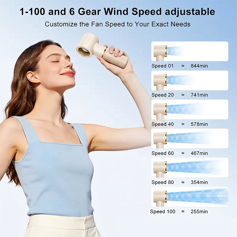 Portable Handheld Rechargeable Personal Cooling Fan | Stornfield