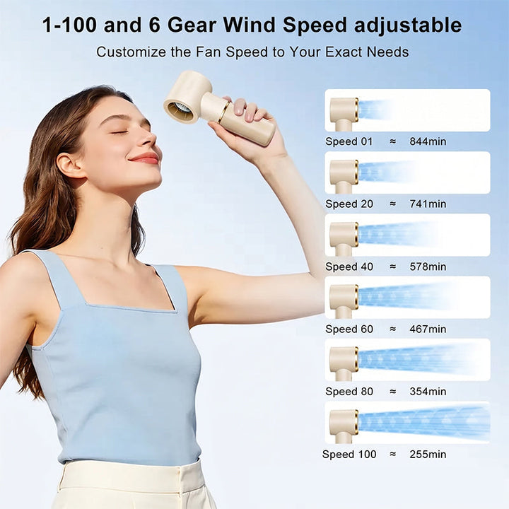 Portable Handheld Rechargeable Personal Cooling Fan | Stornfield