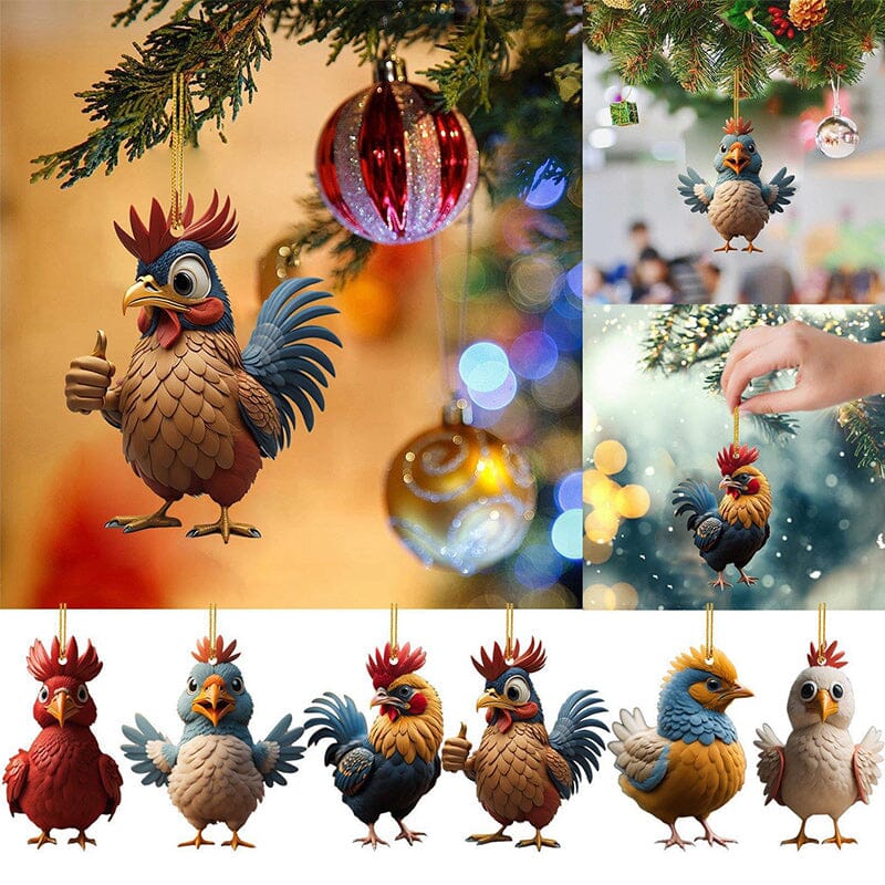 Cartoon rooster decorative ornaments | Stornfield