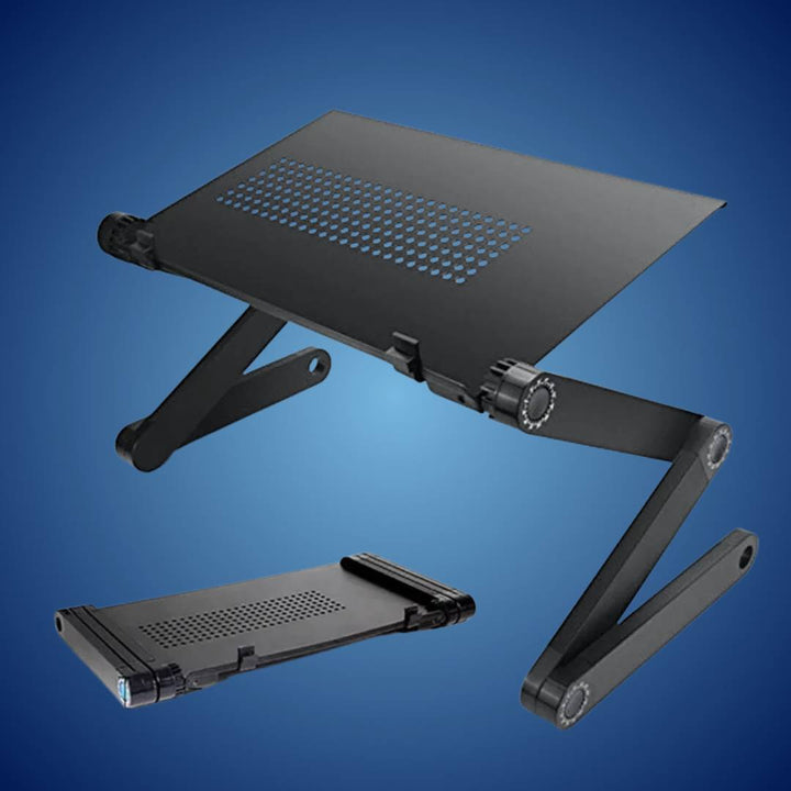 ErgoElevate Adjustable Laptop Stand | for Bed - Sofa - Desk - Cooling Function for Comfort and Productivity Stornfield