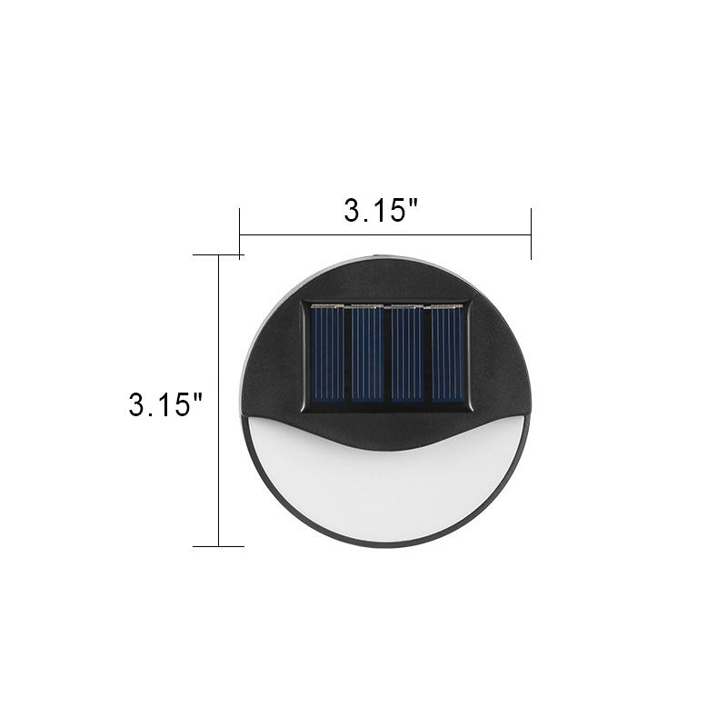 Outdoor Solar Round Square LED Waterproof Patio Step Light | Stornfield