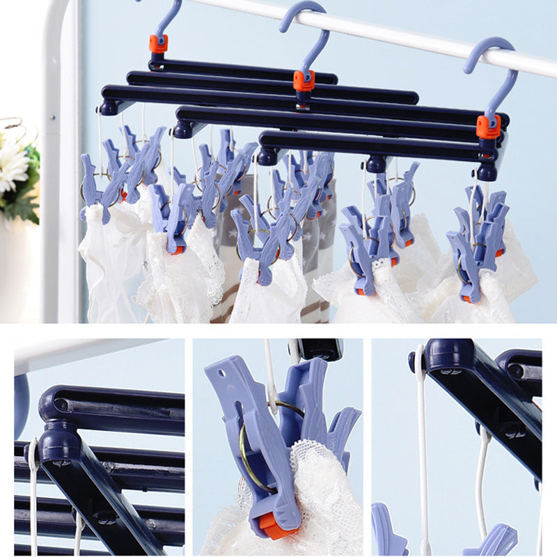 Foldable and multi-functional multi-head drying rack | Stornfield
