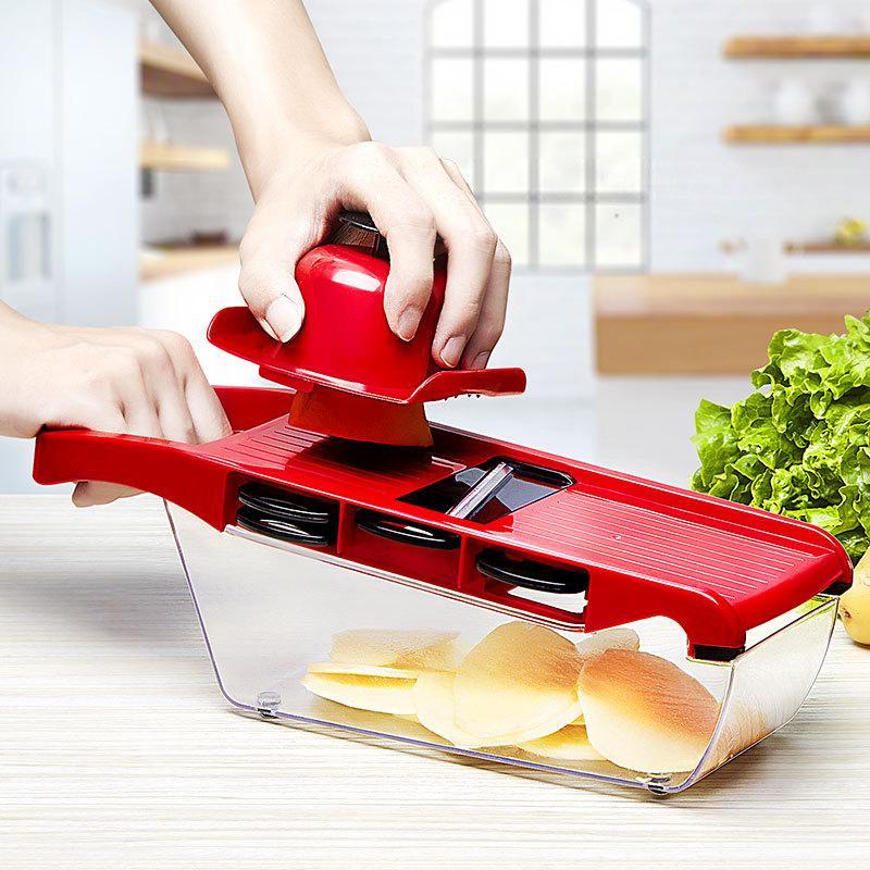 Vegetable Cutter with Six Steel Blades | Stornfield