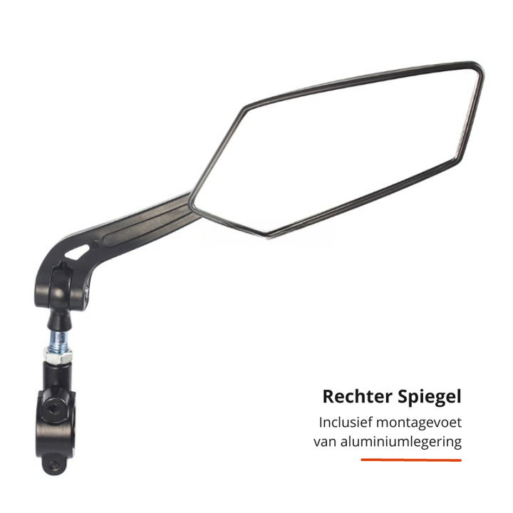 360° rearview mirror for bicycle with handlebar mount | Stornfield