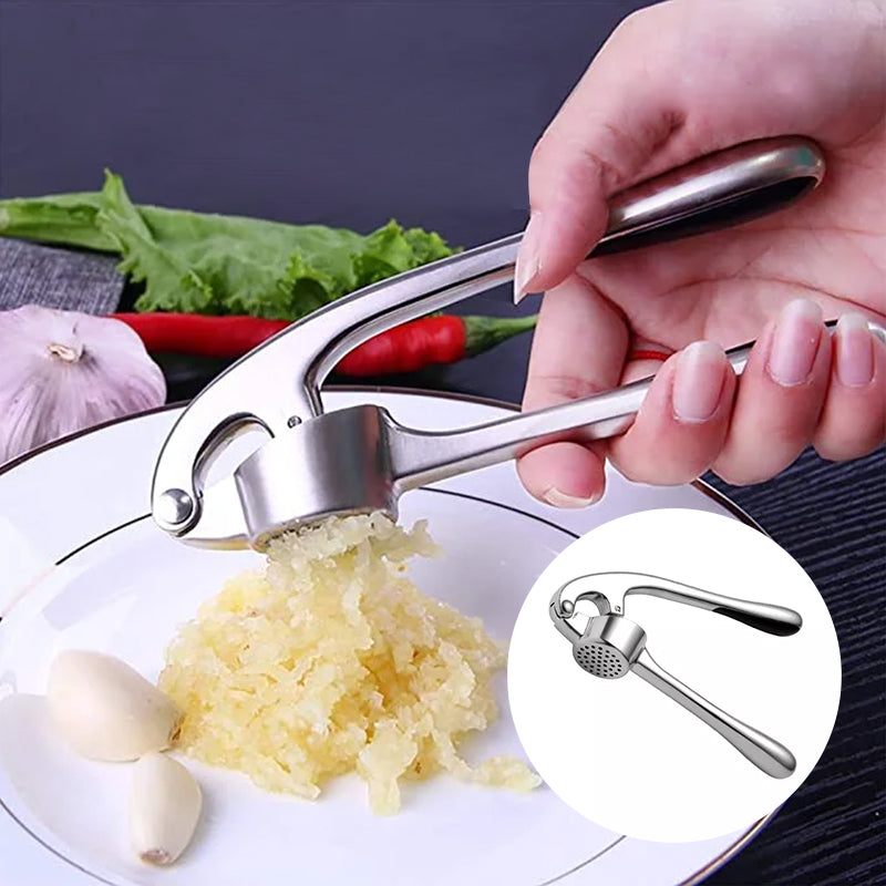 Stainless Steel Garlic Press | Stornfield