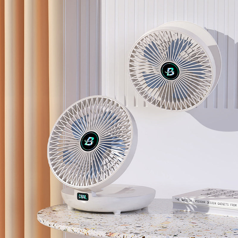 Portable Mini Desktop Fan, USB Rechargeable Adjustable Wall-Mount Fan | Stornfield