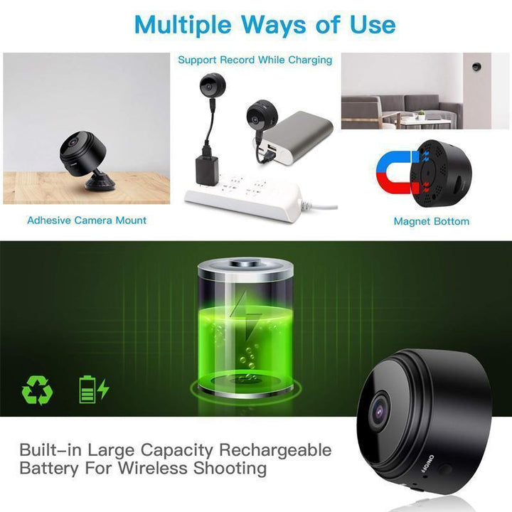 Stornfield | Mini Magnetic WiFi Camera 1080p - RV Trailer Backup Camera