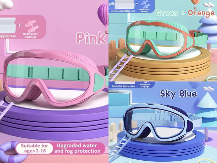 HD Swimming Goggles Kids – Anti-Fog & UV Protection | Stornfield