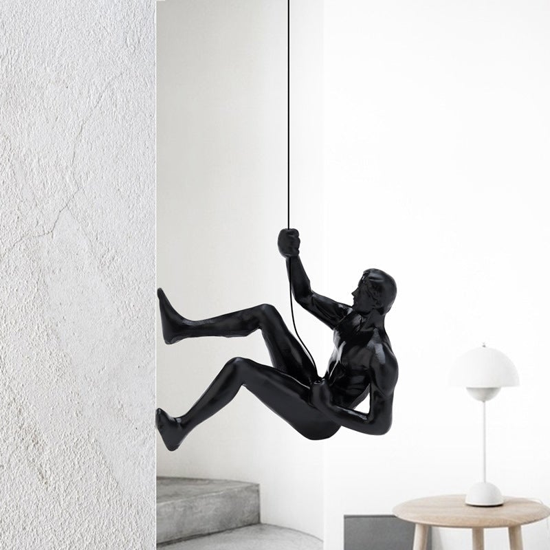 Stornfield | Hanging statues for climbing wall