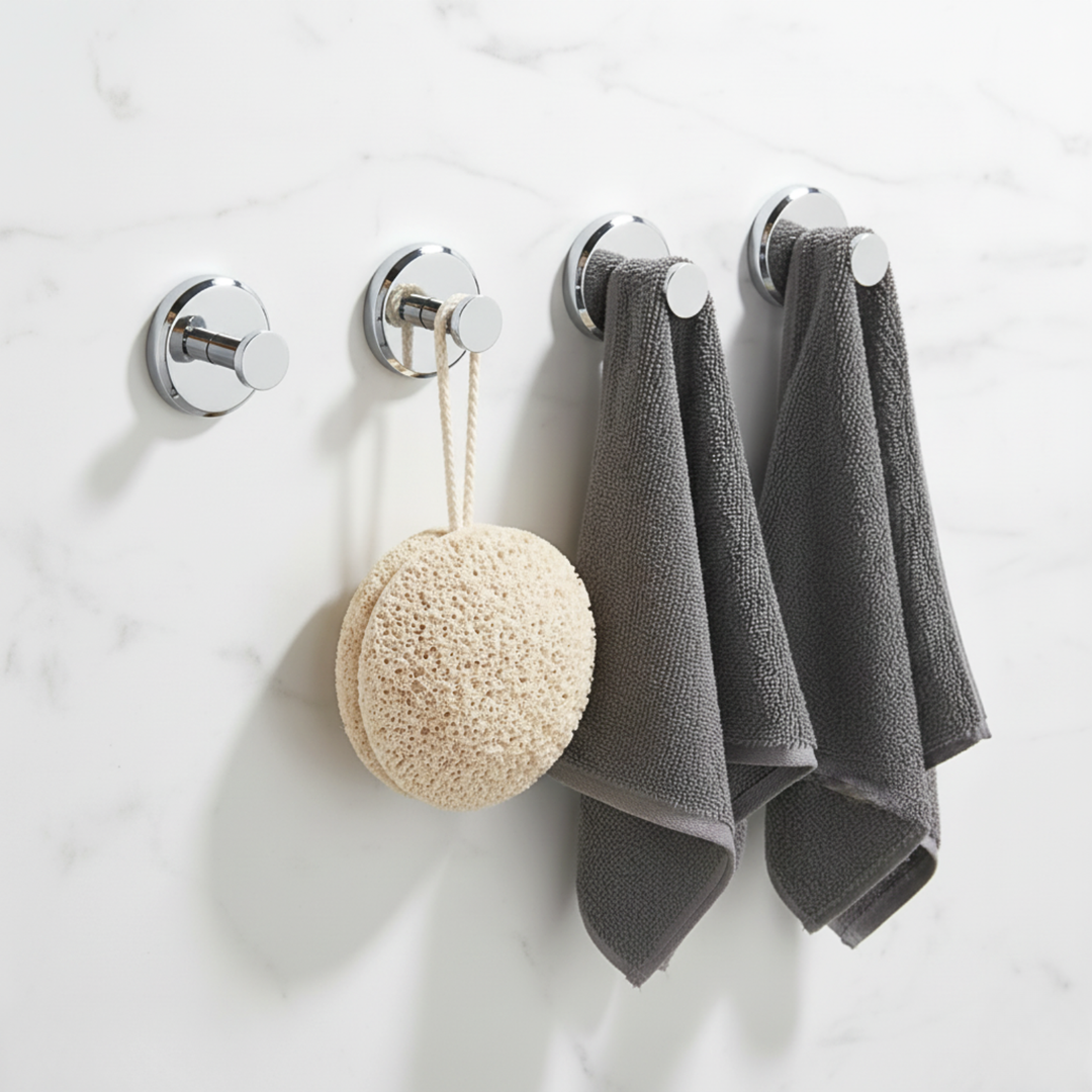 Suction Cup Hooks Without Drilling 2-Piece Set | Stornfield