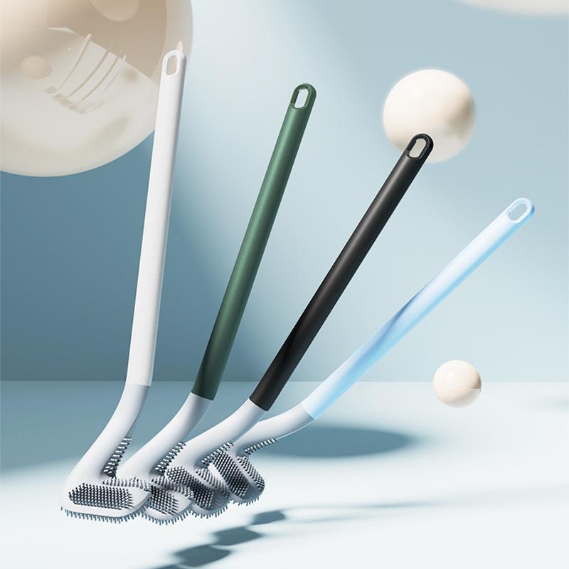 Stornfield | Flexible Silicone Toilet Brush with Long Handle