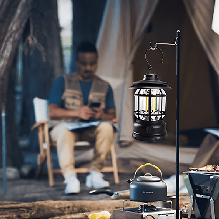 Retro-Style Smart Portable Lamp for Indoor & Outdoor Use Charm | Stornfield