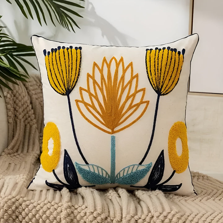Flower Cushion Cover Decorative – Soft and ComfortaStornfielde | Stylish Living Room Decoration | Stornfield