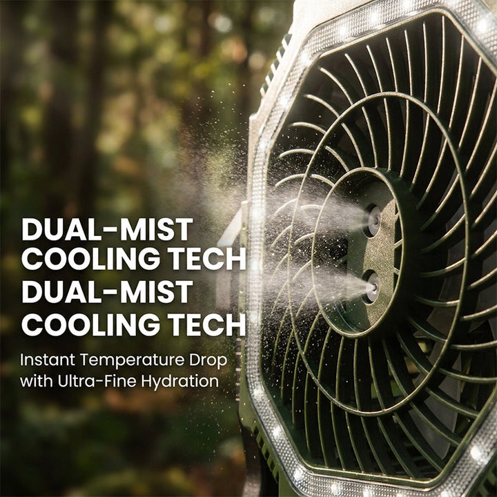 Rechargeable Outdoor Camping Fan Light | Stornfield