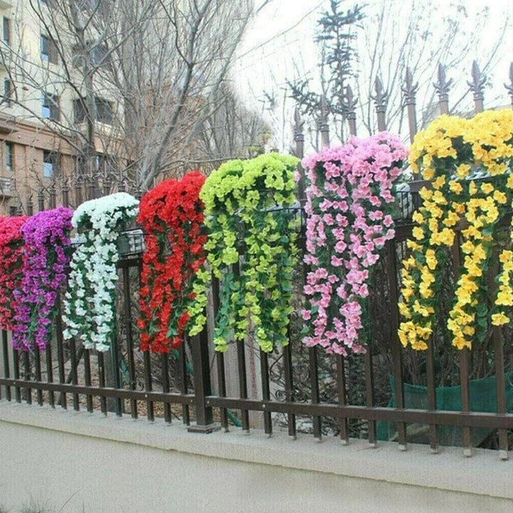 Vivid Artificial Hanging Orchid Bunch | Stornfield