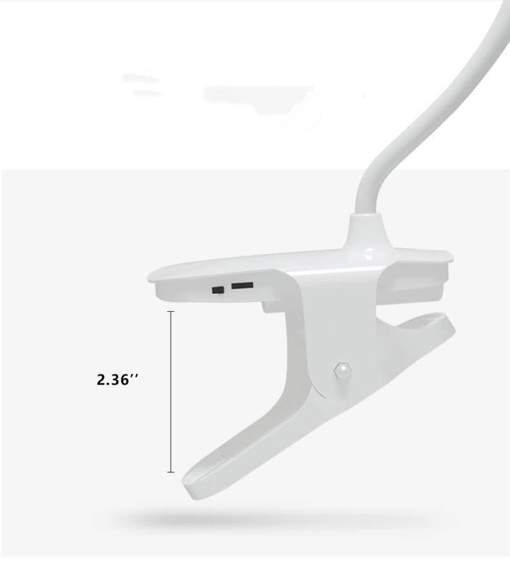 Stornfield | Simple Clip-On Rechargeable LED Desk Lamp Eye Protection Night Light