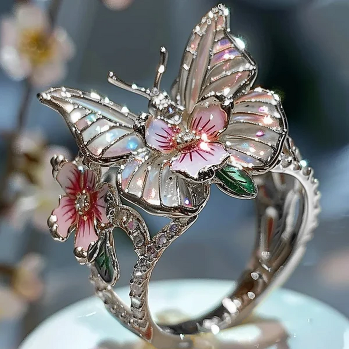 Butterfly flower ring | Stornfield