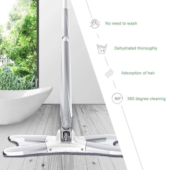 Rotatable X-shaped Hands-free Tablet Mop | Stornfield