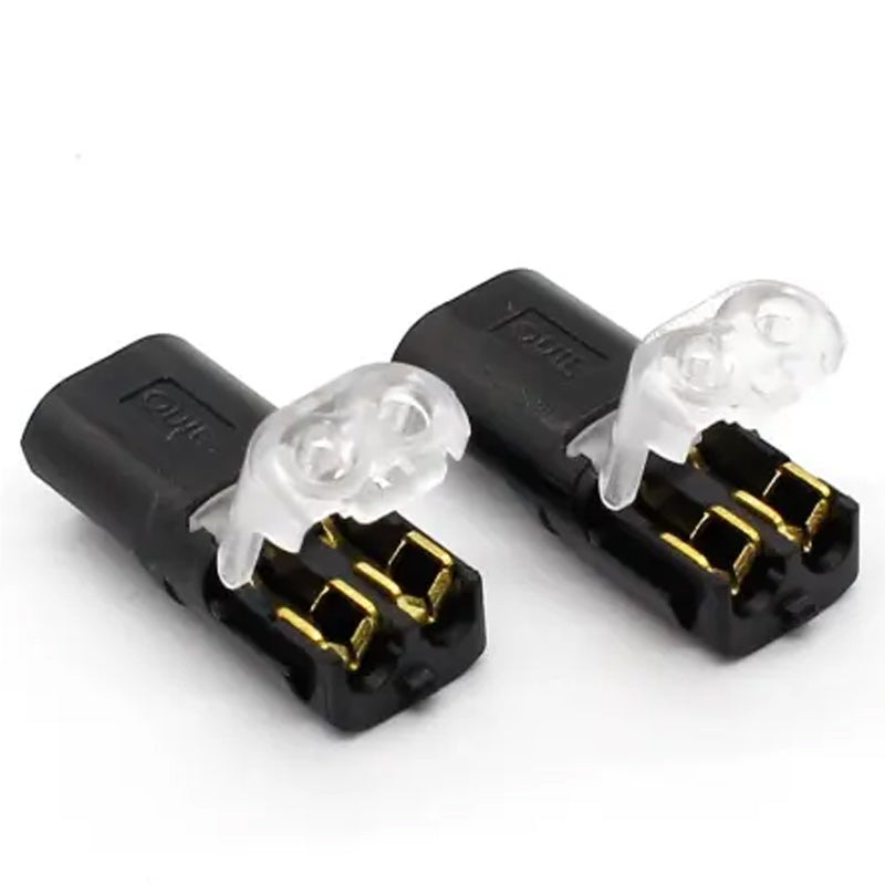 Double-wire Push-in Connector with Locking Buckle | Stornfield