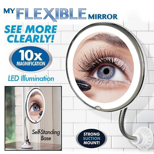 Stornfield | 10x Magnifying LED Lighted Makeup Mirror