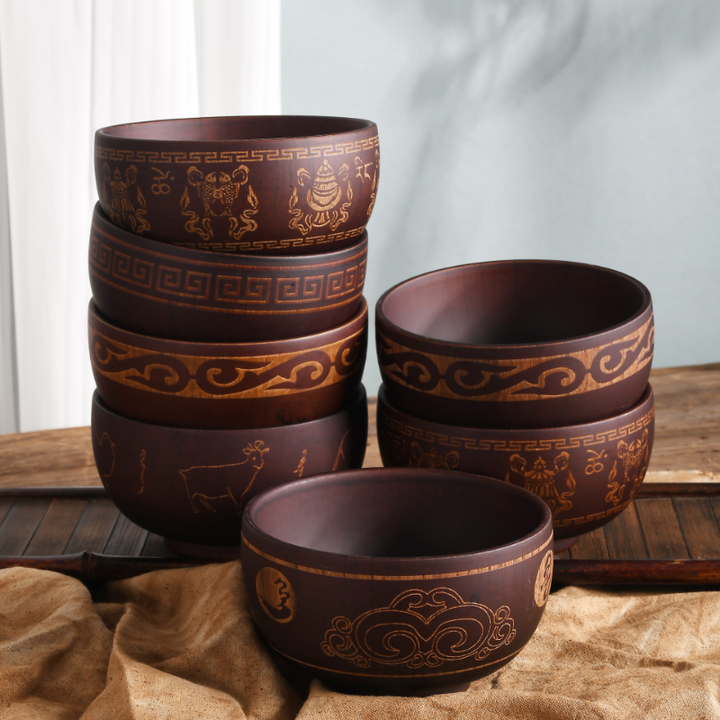 Ethnic wooden bowl Stornfield