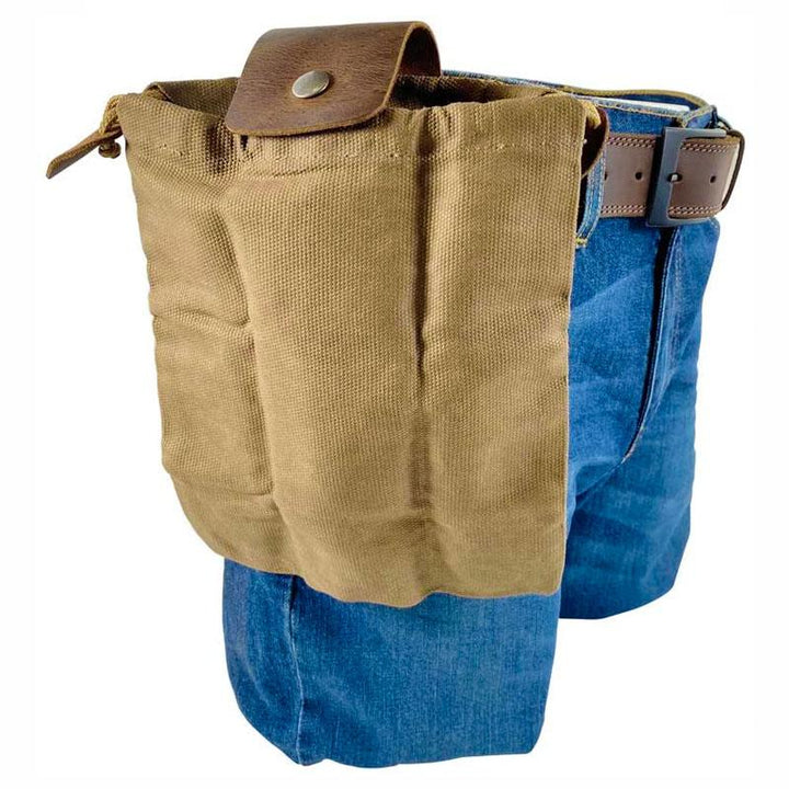 Dimoohome™ Leather and canvas bushcraft bag | Stornfield