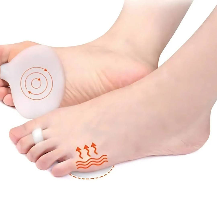 FootAlign Metatarsal Gel Pads | Relieve Foot Pain - Reduce Pressure - Absorb Shock - Improve Foot Comfort - Daily Foot Support Stornfield