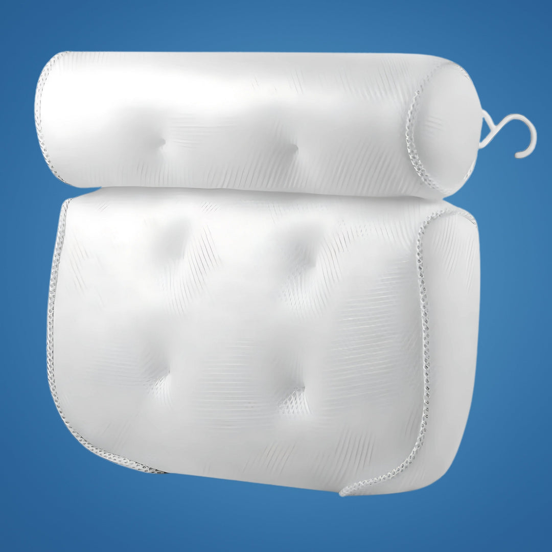 SoakEase Bath Pillow - Neck and Head Support - Non-Slip Cushion - Enhances Relaxation - Fits All Bathtubs - Soft and Comfortable Stornfield