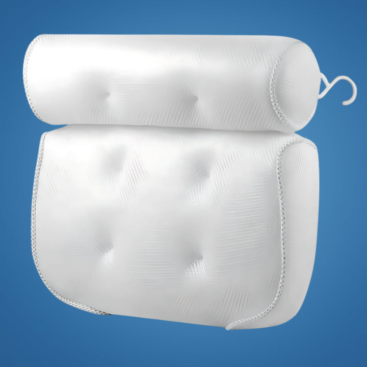 SoakEase Bath Pillow - Neck and Head Support - Non-Slip Cushion - Enhances Relaxation - Fits All Bathtubs - Soft and Comfortable Stornfield