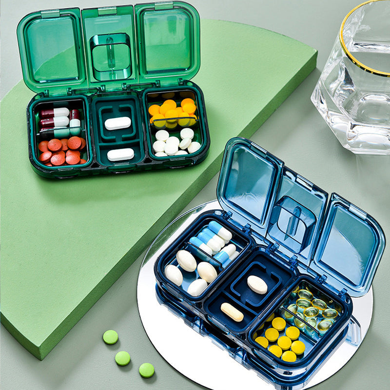 Rectangle Pill Case Organizer Container | Stornfield