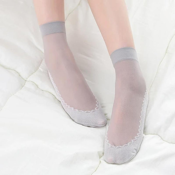 Silky Cotton Anti-slip Socks | Stornfield
