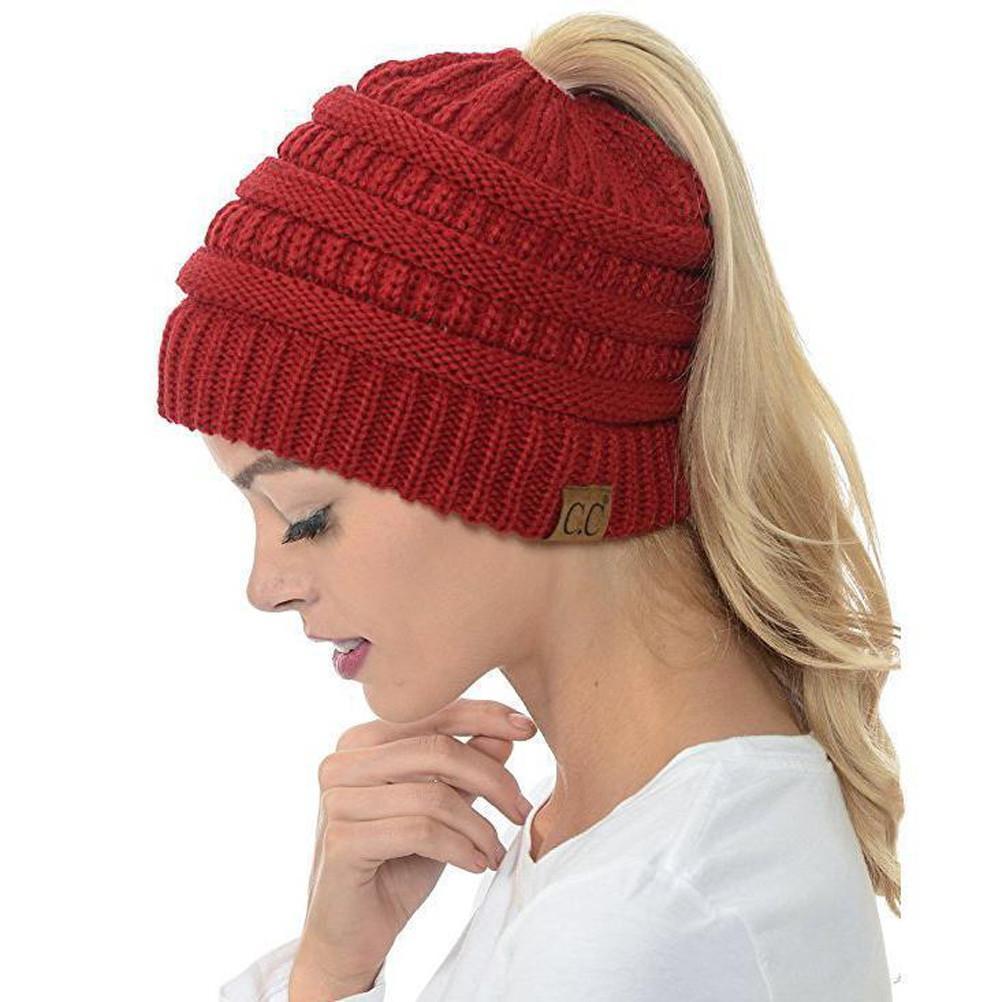 Knit Ponytail Beanie | Stornfield