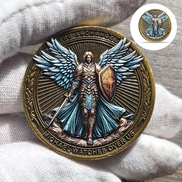 Stornfield | Archangel Michael Watches Over Us Challenge Coin