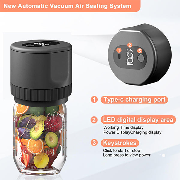 Electric Vacuum Sealer For Mason Jars | Stornfield
